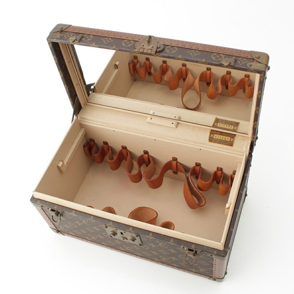 Louis Vuitton Monogram Boite Bouteille Case Wallet Trunk Brown - Picture 6 of 6